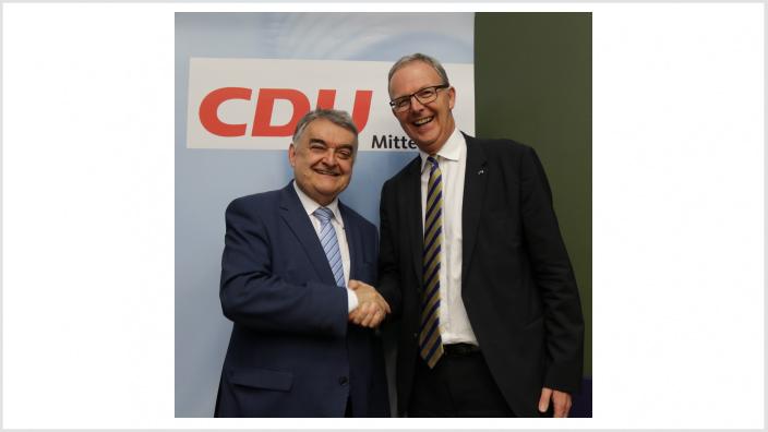 Axel Voss MdEP mit Innenminister Herbert Reul